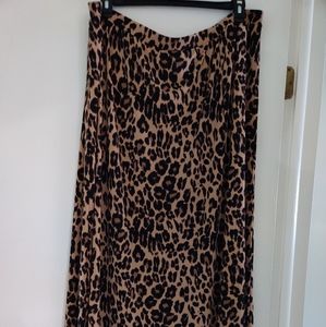 Leopard Print Skirt